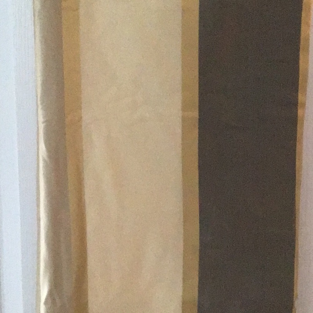 Custom made 100% silk drapes